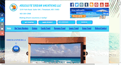 Desktop Screenshot of absolutedreamvacations.com
