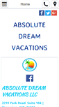 Mobile Screenshot of absolutedreamvacations.com